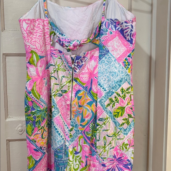Lilly Pulitzer Vibrant Pink and Blue Dress - Picture 2 of 4
